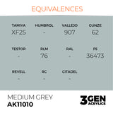 AK Interactive 3GEN akriliniai dažai, spalvos 1-73 (1/3 dalis)