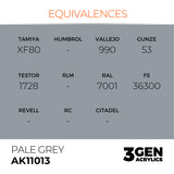 AK Interactive 3GEN akriliniai dažai, spalvos 1-73 (1/3 dalis)