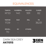 AK Interactive 3GEN akriliniai dažai, spalvos 1-73 (1/3 dalis)