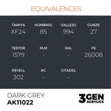 AK Interactive 3GEN akriliniai dažai, spalvos 1-73 (1/3 dalis)