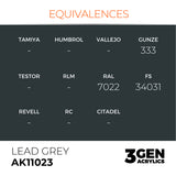 AK Interactive 3GEN akriliniai dažai, spalvos 1-73 (1/3 dalis)