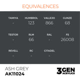 AK Interactive 3GEN akriliniai dažai, spalvos 1-73 (1/3 dalis)