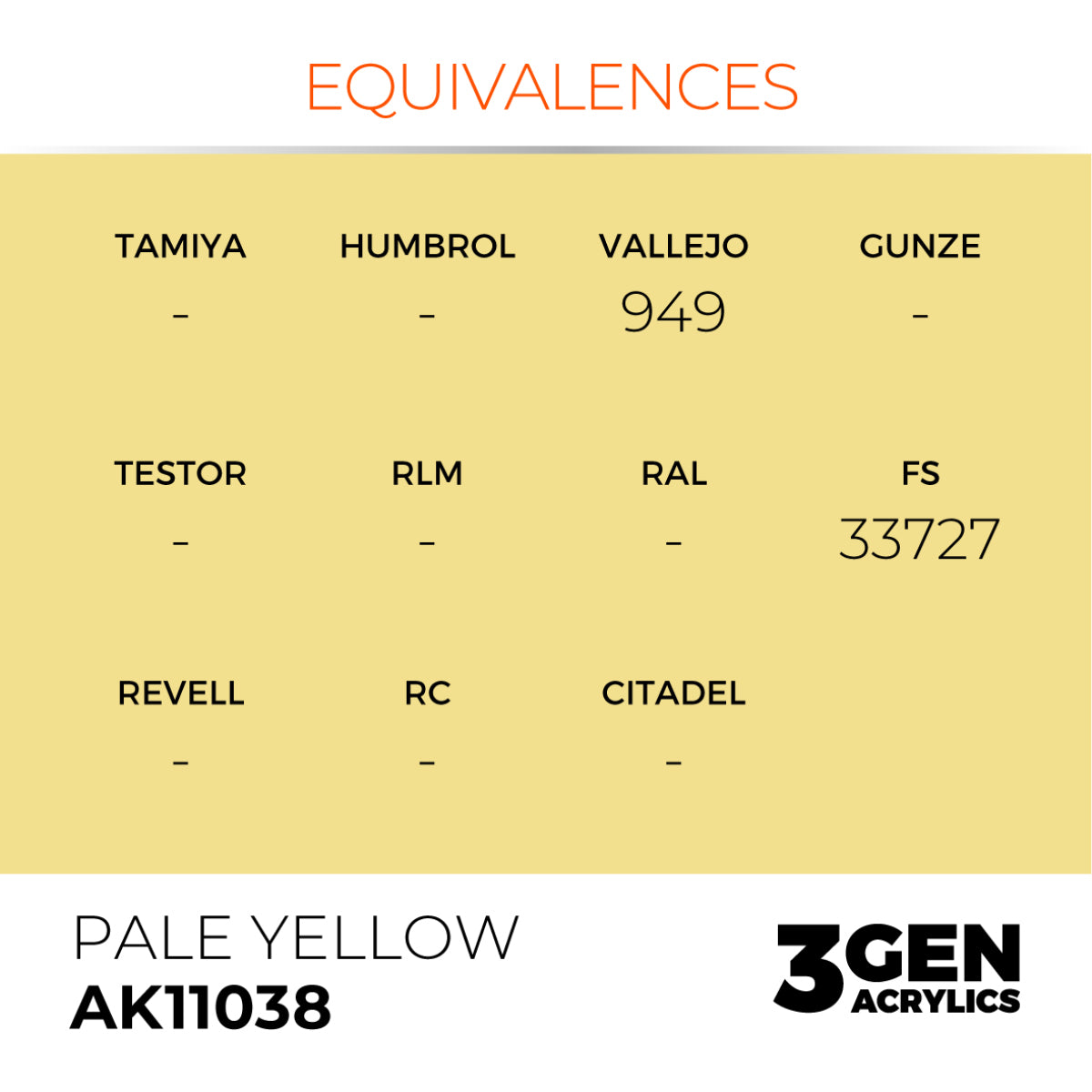 AK Interactive 3GEN akriliniai dažai, spalvos 1-73 (1/3 dalis)