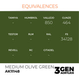 AK Interactive 3GEN Acrylic Paint, colours 147-231 (part 3/3)