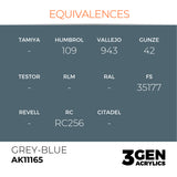AK Interactive 3GEN Acrylic Paint, colours 147-231 (part 3/3)