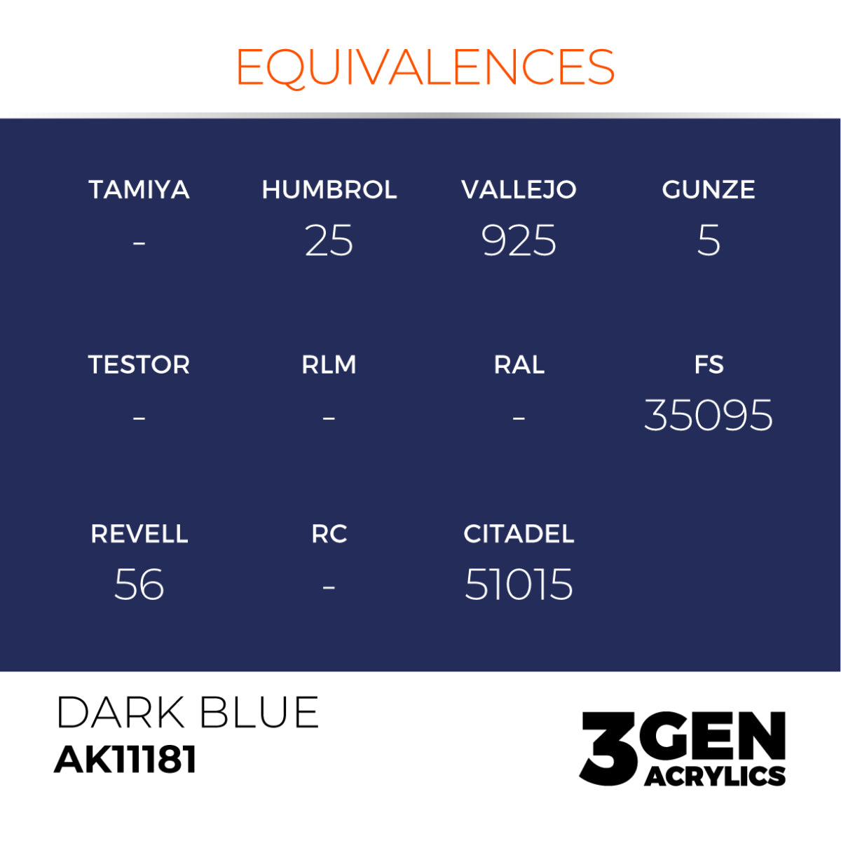 AK Interactive 3GEN Acrylic Paint, colours 147-231 (part 3/3)