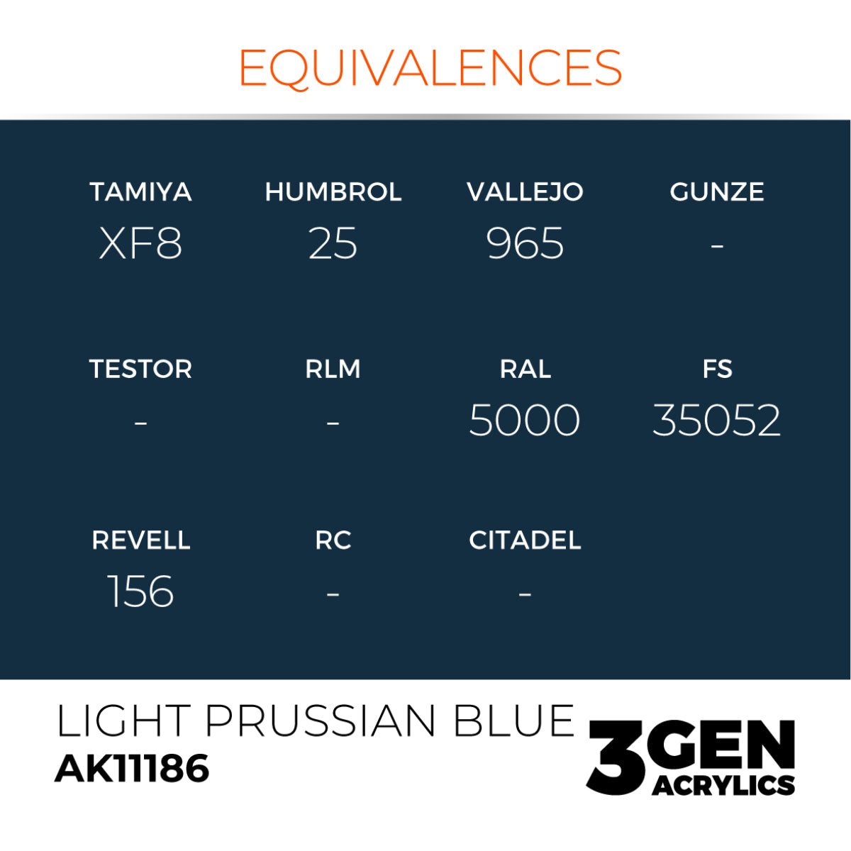 AK Interactive 3GEN Acrylic Paint, colours 147-231 (part 3/3)