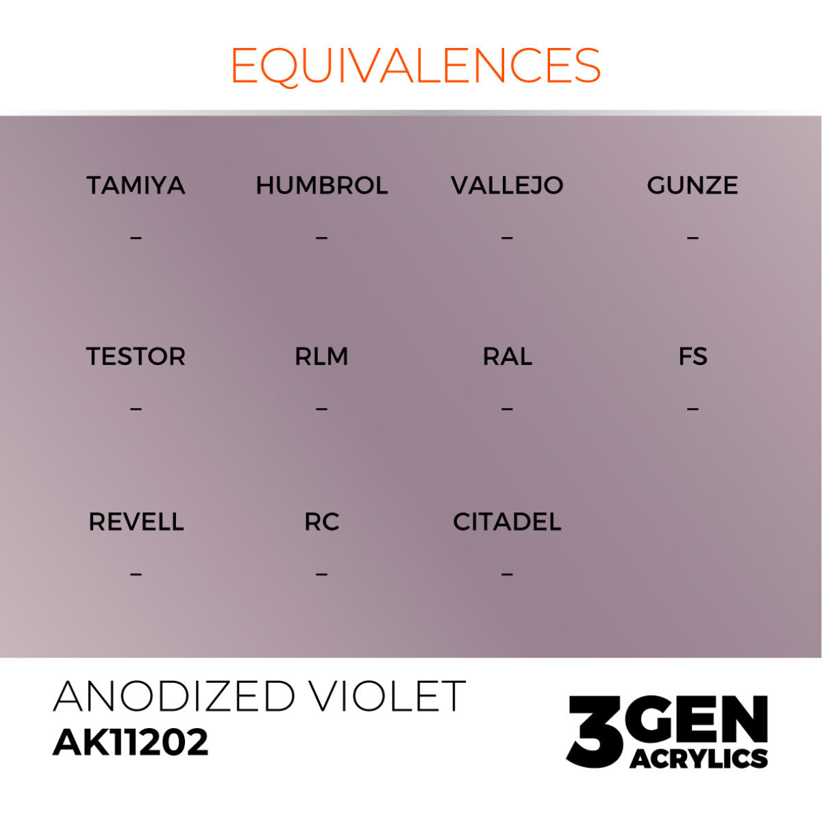 AK Interactive 3GEN Acrylic Paint, colours 147-231 (part 3/3)