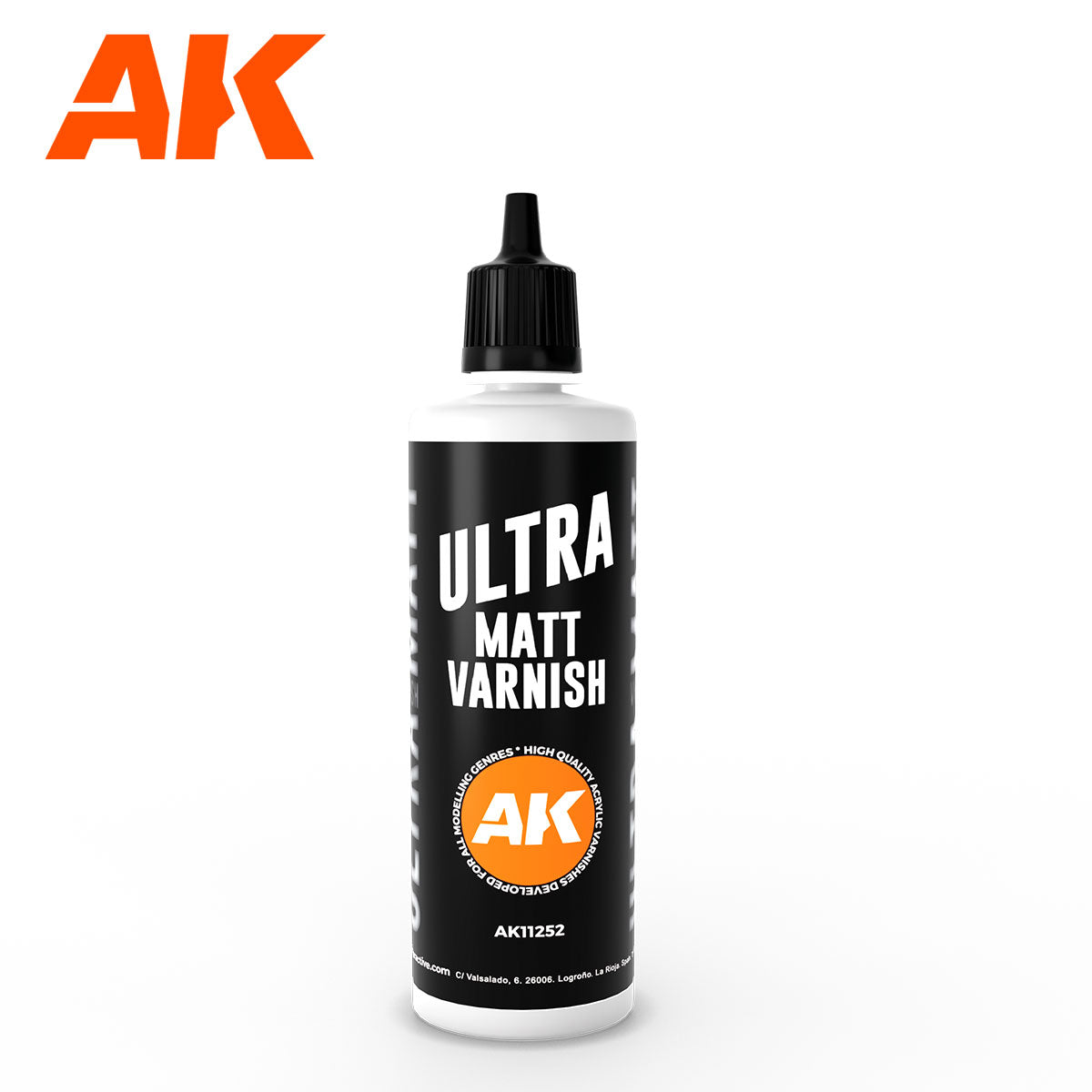 AK Interactive Ultra Matt lakas, 100 ml