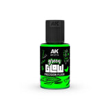 AK Interactive Glow Precision Fluor fluorescent paint, 30 ml