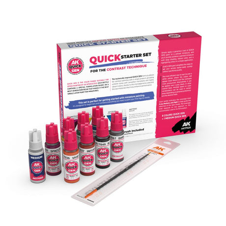 AK Interactive Quick Starter rinkinys, 10 vnt.
