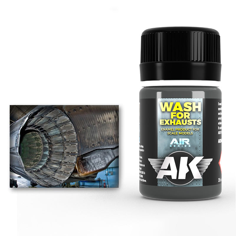 AK Interactive sendinimo priemonė Exhaust Wash, 35 ml