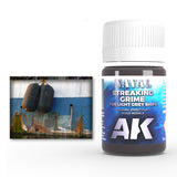 AK Interactive Naval Streaking Grime Brown for Light Grey Ships efekto dažai, 35 ml