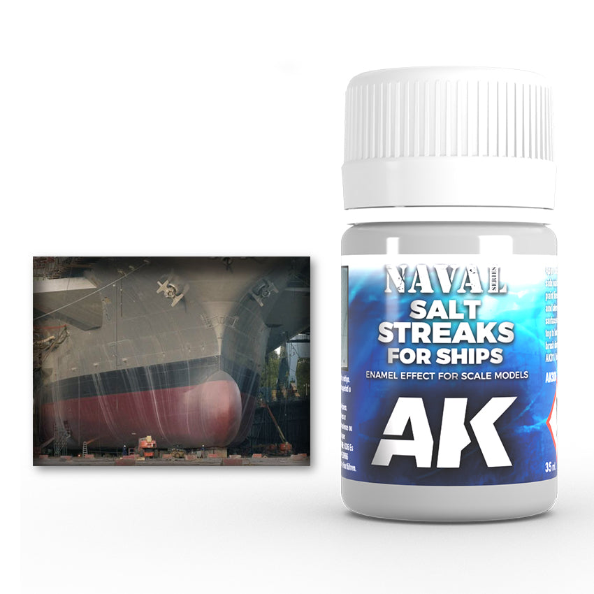 Neval Salt AK Interactive Naval Salt Streaks for Ships efekto dažai, 35 ml – Art ...