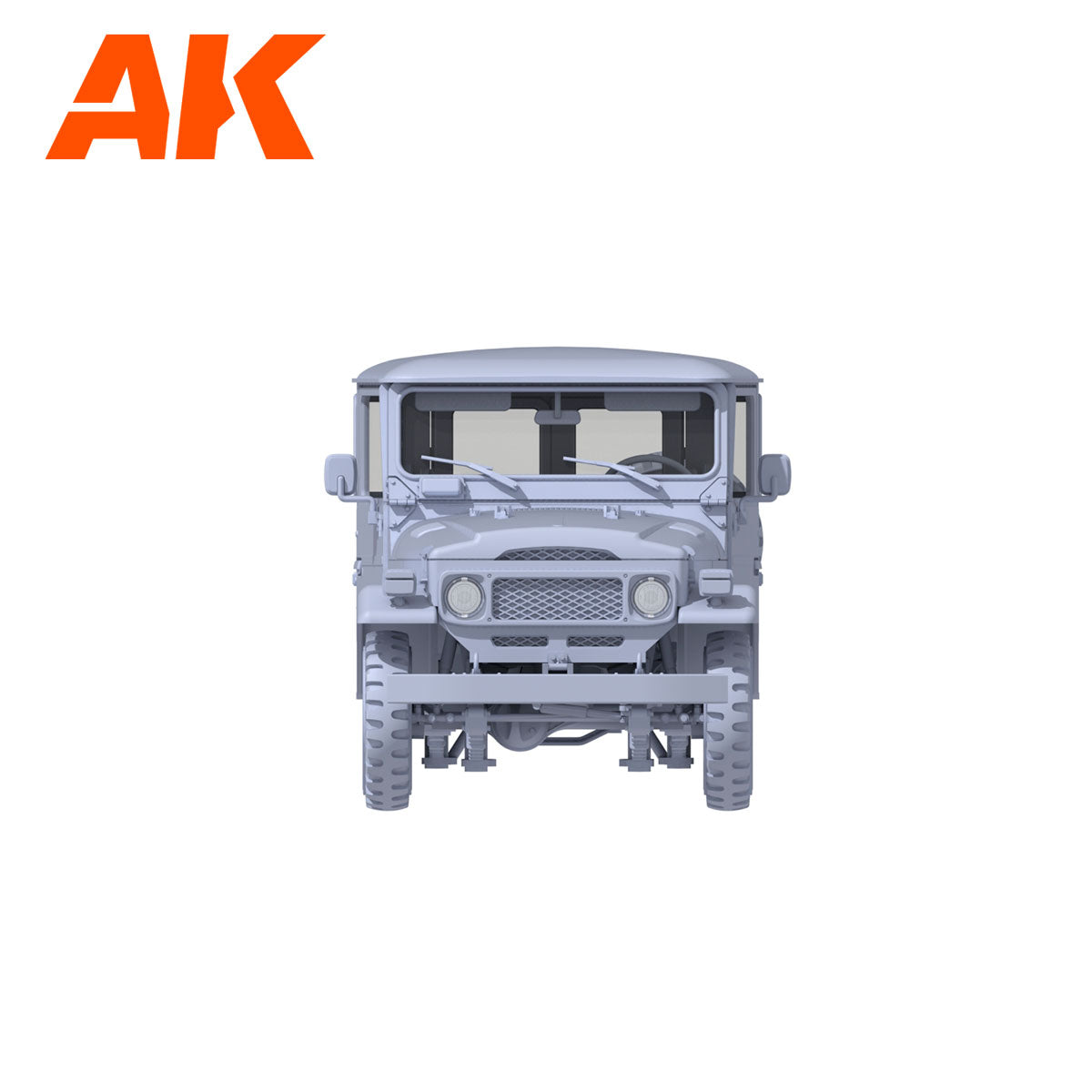 AK Interactive FJ43 SUV su kietu viršumi surenkamas modelis, 1:35