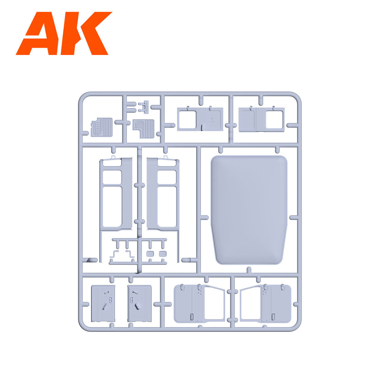 AK Interactive FJ43 SUV with hard top Scale Model, 1:35