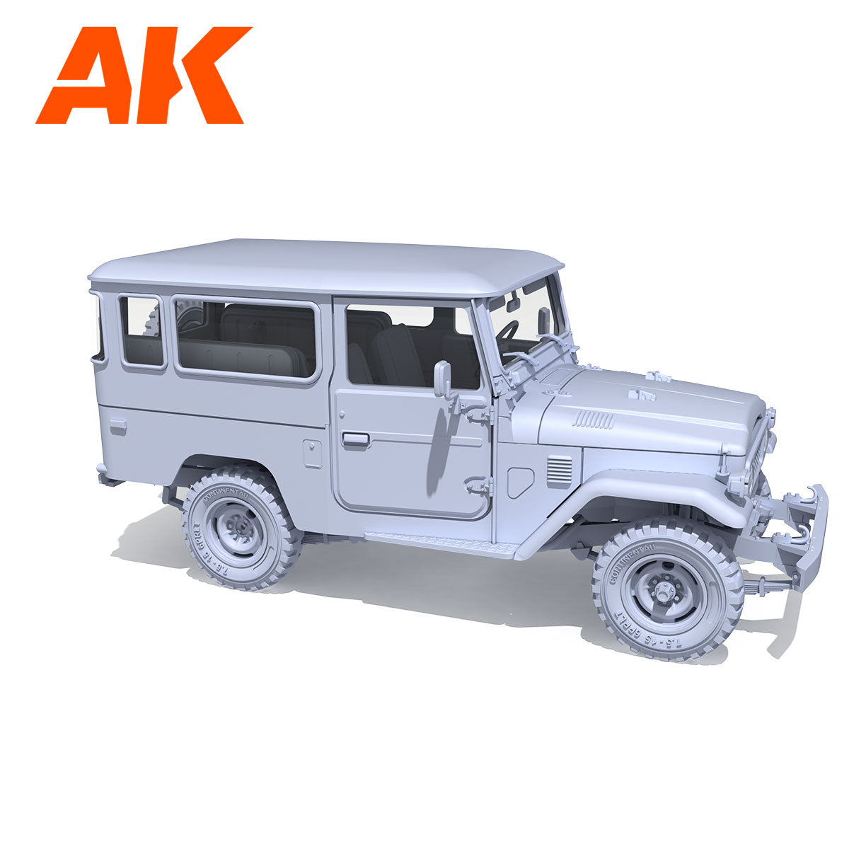 AK Interactive FJ43 SUV with hard top Scale Model, 1:35