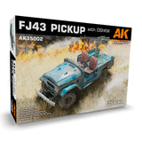 AK Interactive FJ43 pikapo su DShKM ginklu surenkamas modelis, 1:35