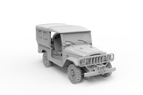 AK Interactive FJ43 SUV su minkštu viršumi IDF & LAF surenkamas modelis, 1:35