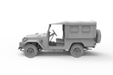 AK Interactive FJ43 SUV su minkštu viršumi IDF & LAF surenkamas modelis, 1:35