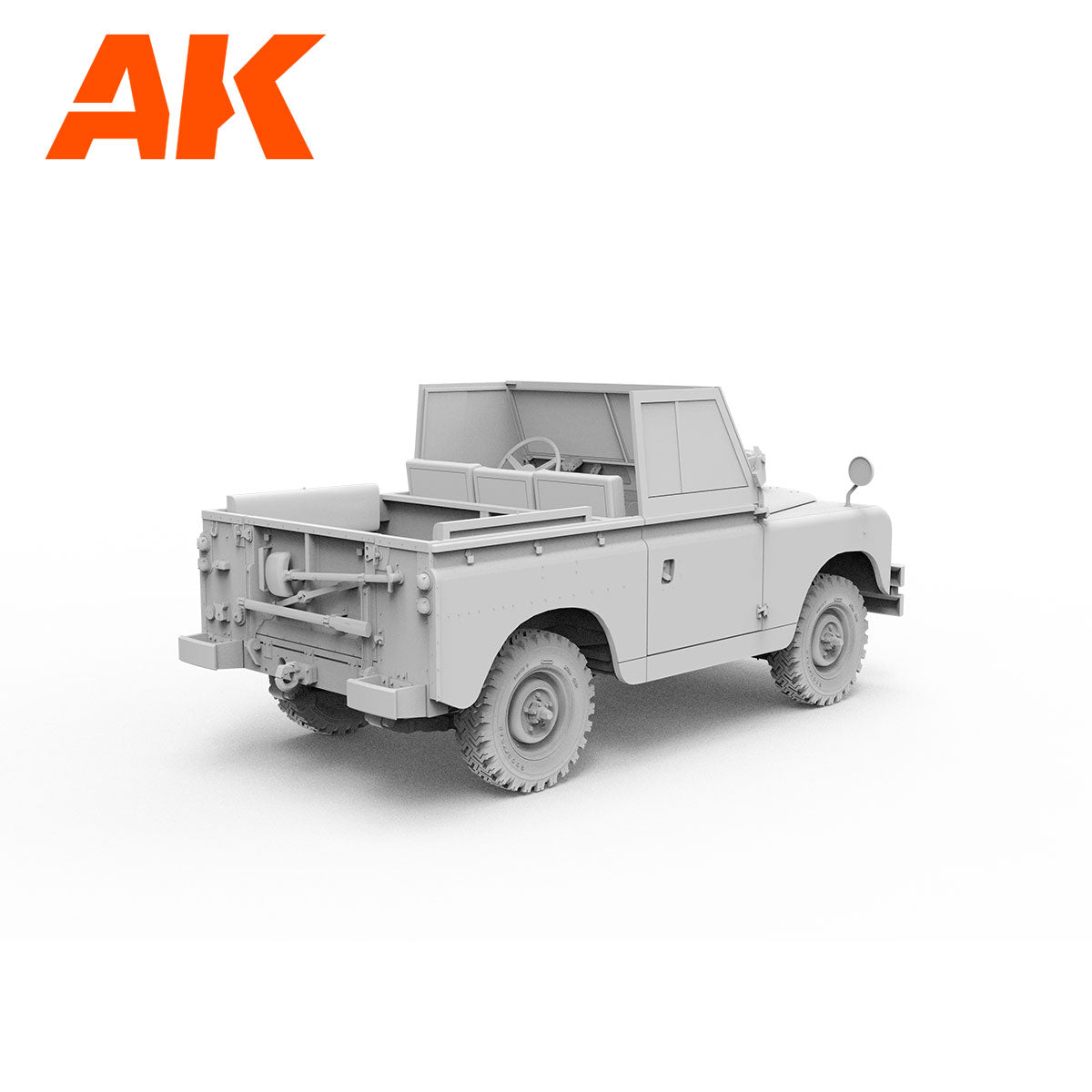 AK Interactive Land Rover 88 Series IIA Rover 8 Scale Model, 1:35