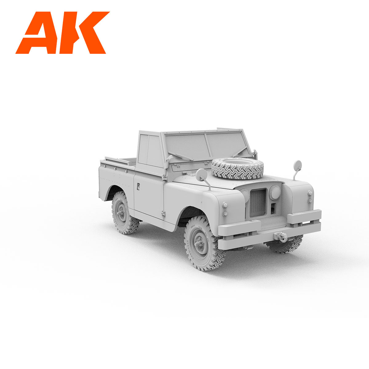 AK Interactive Land Rover 88 Series IIA Rover 8 Scale Model, 1:35