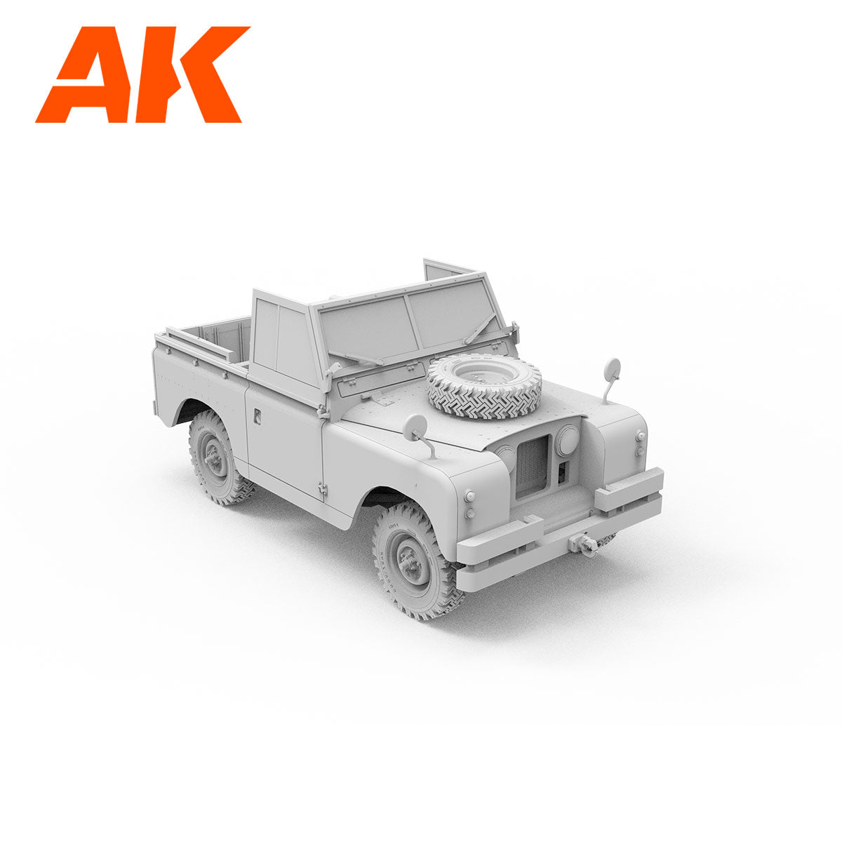 AK Interactive Land Rover 88 Series IIA Rover 8 surenkamas modelis, 1:35