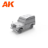 AK Interactive Land Rover 88 Series IIA universalo surenkamas modelis, 1:35