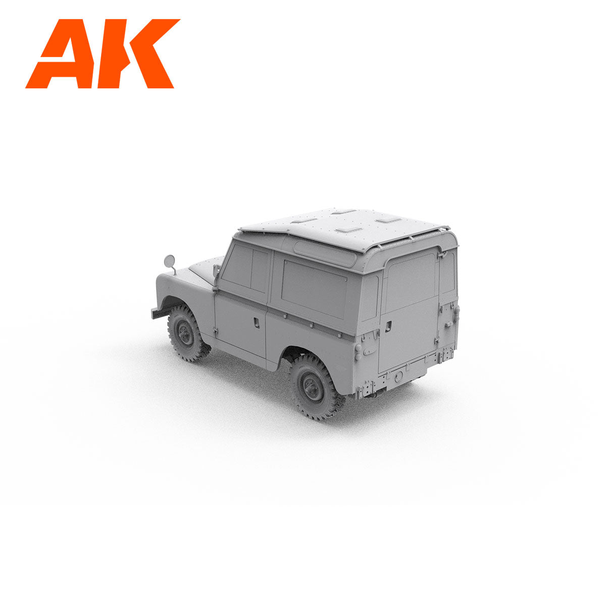 AK Interactive Land Rover 88 Series IIA universalo surenkamas modelis, 1:35