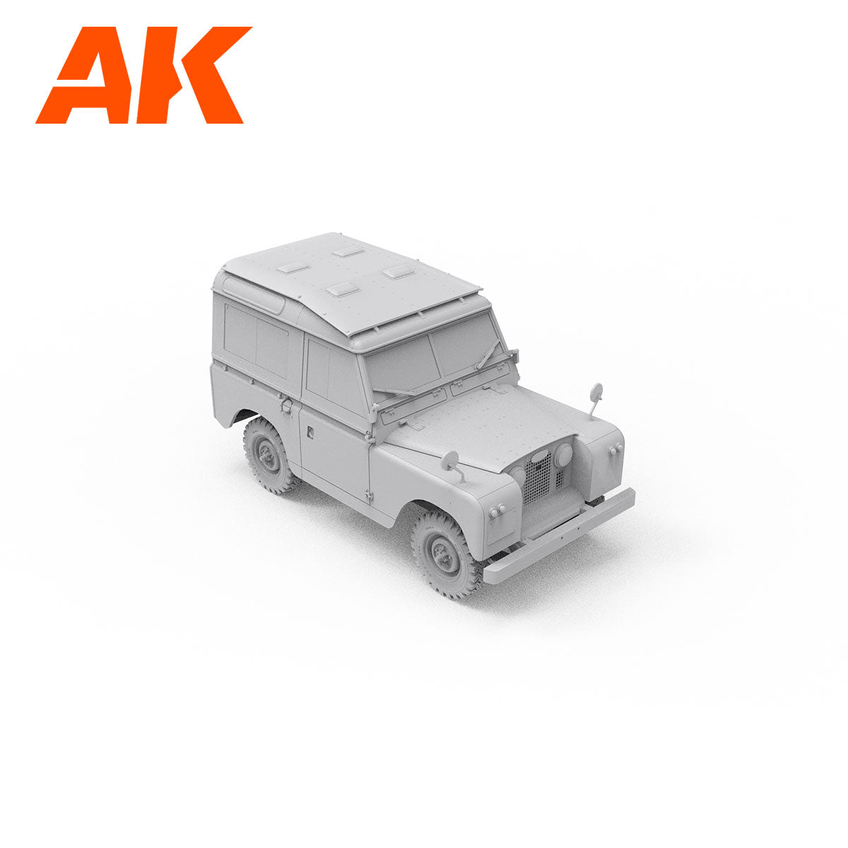 AK Interactive Land Rover 88 Series IIA universalo surenkamas modelis, 1:35