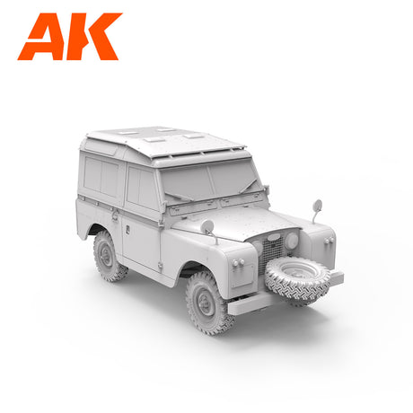 AK Interactive Land Rover 88 Series IIA universalo surenkamas modelis, 1:35