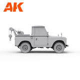 AK Interactive Land Rover 88 Series IIA krano-vilkiko surenkamas modelis, 1:35