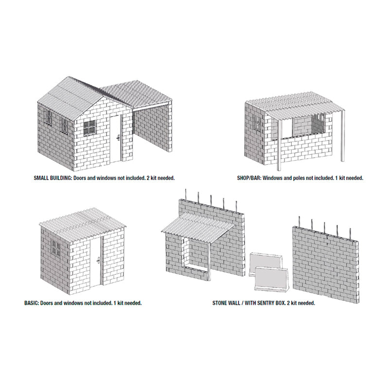 AK Interactive Concrete Blocks Kit, 1:35