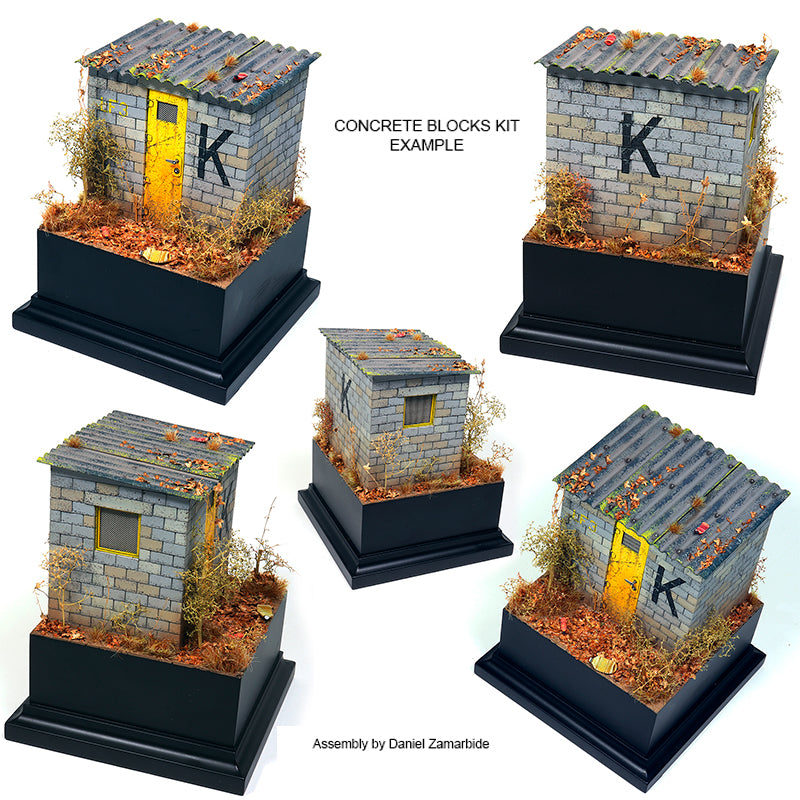 AK Interactive Concrete Blocks Kit, 1:35