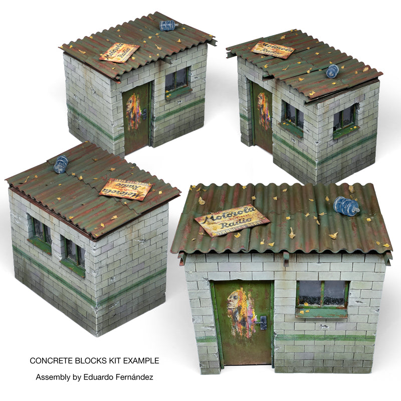 AK Interactive Concrete Blocks Kit, 1:35