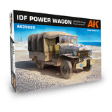 AK Interactive IDF Power Wagon WM300 krovininio sunkvežimio w/winch surenkamas modelis, 1:35