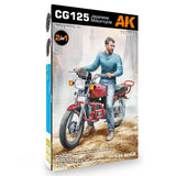 AK Interactive CG125 japoniško motociklo surenkamas modelis, 1:35