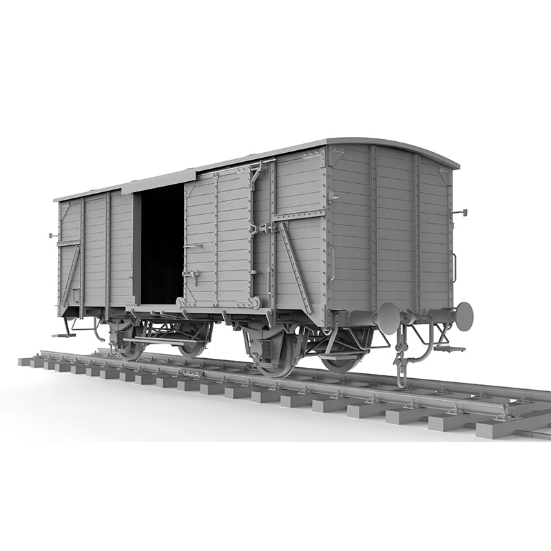 AK Interactive German Railway Covered G10 Wagon Gedeckter Güterwagen vagono surenkamas modelis, 1:35