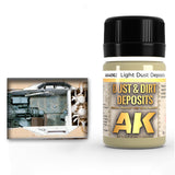 AK Interactive Dust & Dirt Deposits Light Enamel Paint, 35 ml