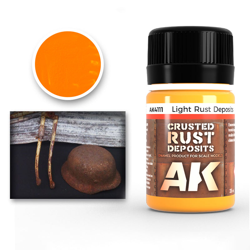 AK Interactive Crusted Rust Deposits Enamel Paint, 35 ml