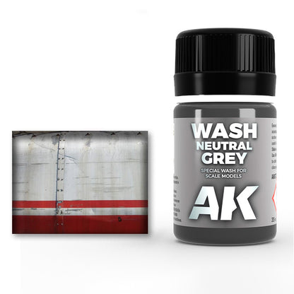 AK Interactive sendinimo priemonė Neutral Grey Wash, 35 ml