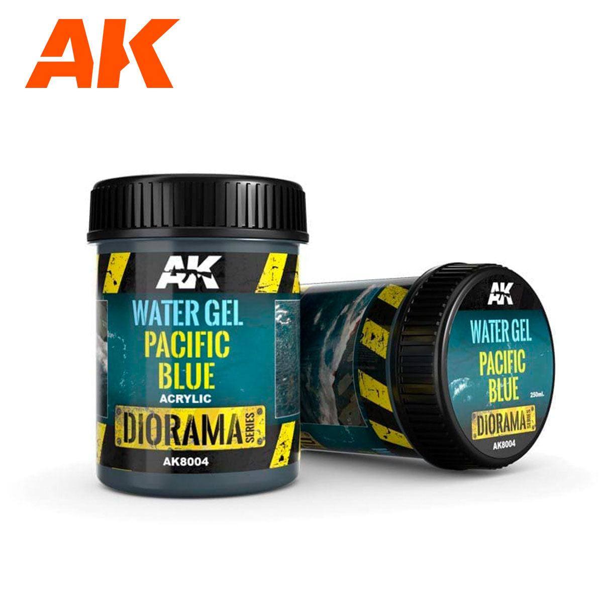 AK Interactive Diorama - Water Gel Pacific Blue tekstūra, 250 ml