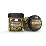 AK Interactive Diorama - Splatter Effects Wet Ground tekstūra, 100 ml