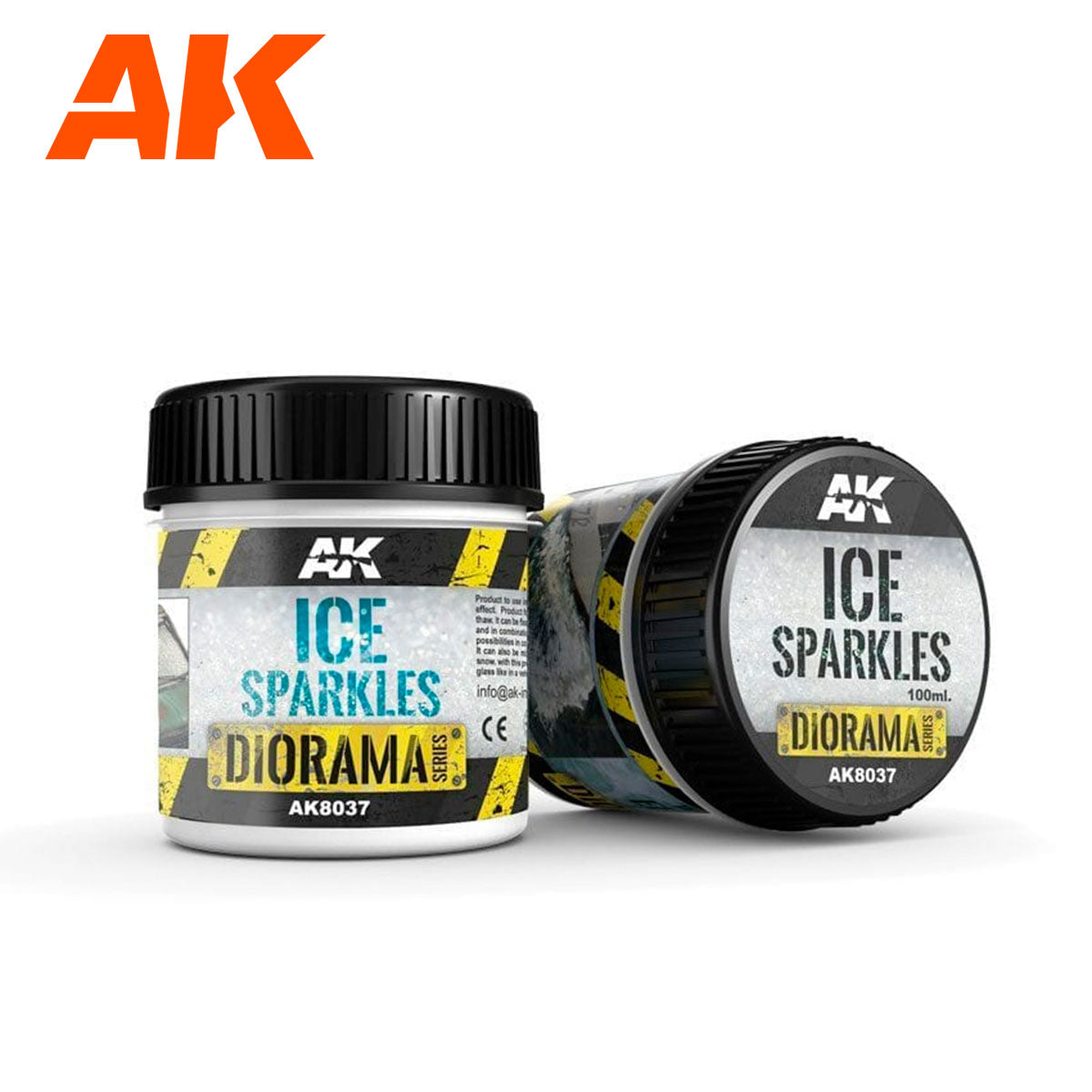 AK Interactive Diorama - Ice Sparkles tekstūra, 100 ml