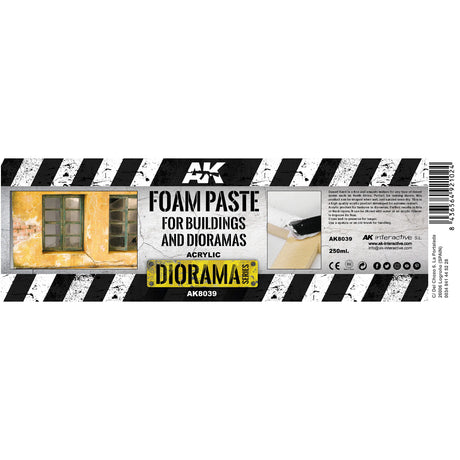 AK Interactive Diorama - Foam Texturizer & Sealer tekstūra, 250 ml