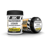 AK Interactive Diorama - Foam Texturizer & Sealer tekstūra, 250 ml