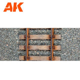 AK Interactive Diorama Railroad Ballast žvyras, 100 ml