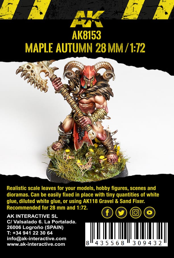 AK Interactive Maple Autumn Leaves, 1:72