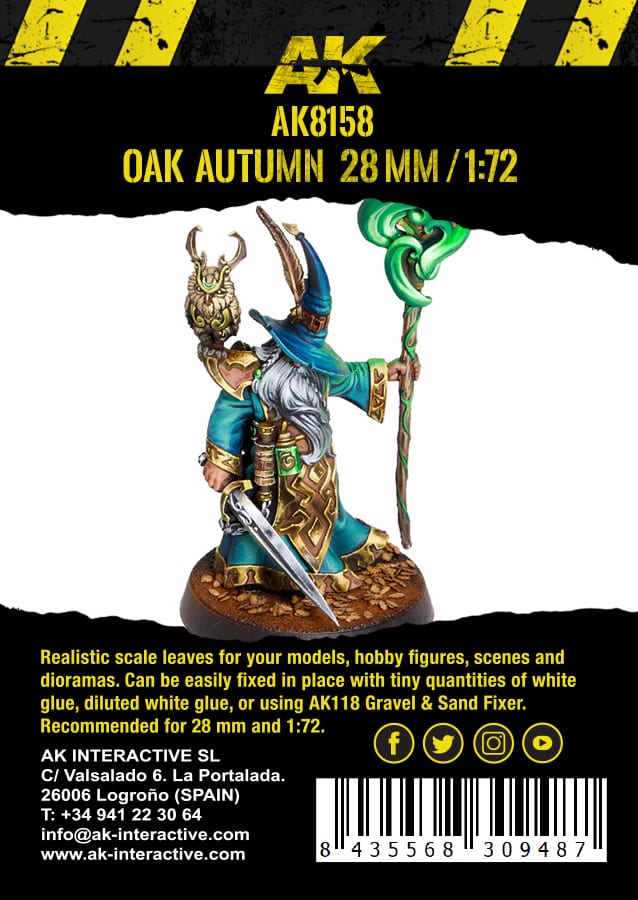 AK Interactive Oak Autumn Leaves, 1:72