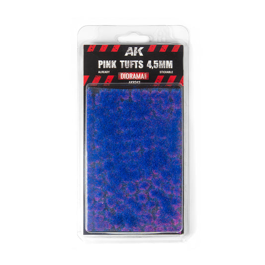 AK Interactive Pink & Blue Tufts dekoratyvinės žolės kuokšteliai, 4,5 mm